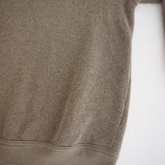 VTG Dawson City Yukon Embroidered Wildlife Fleece Lined Crewneck Sweatshirt L - Picture 8 of 11